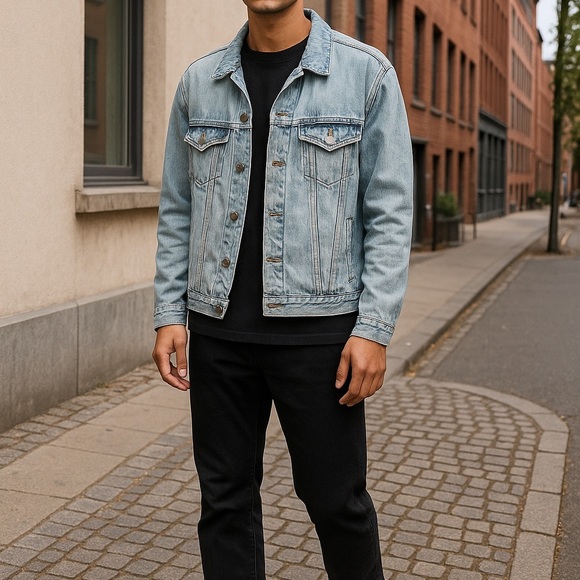 Banana Republic Light Blue Denim Jacket - Picture 3 of 5